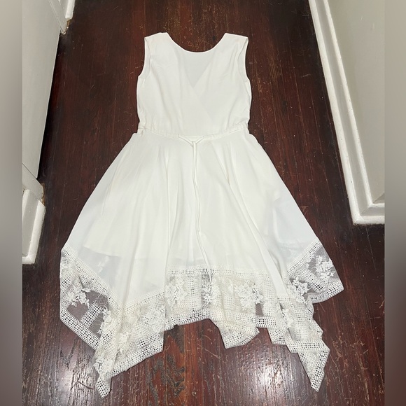 Maje white Rushane Midi Dress - Picture 3 of 14
